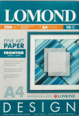 Бумага с тиснением "Ткань", А4, 200г/м2, матовая, одностор., ярко-белого цвета с фактурой